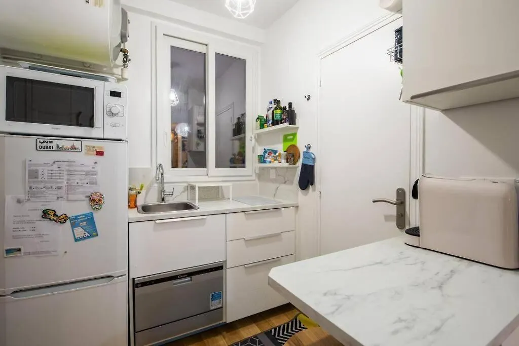Apartmán Appartement Cosy Avec Terrasse Paříž