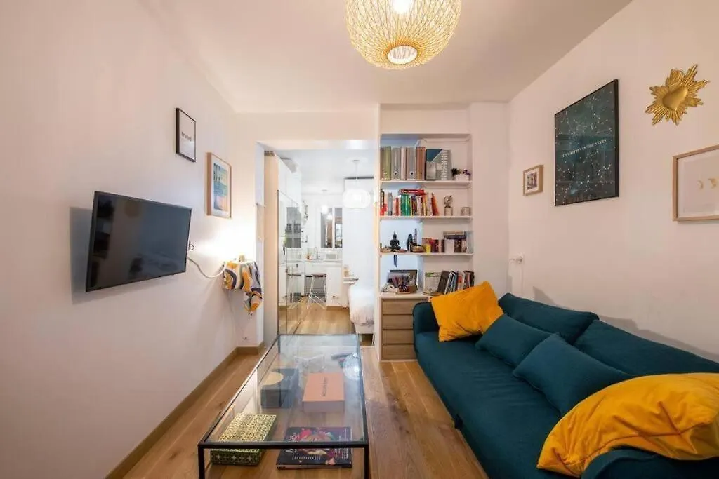 Apartmán Appartement Cosy Avec Terrasse Paříž